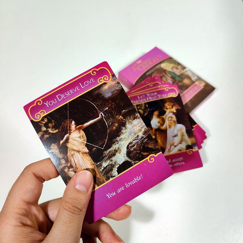 Романтика Ангелы Карты Таро Оракула Английский Прочитать Судьбу Настольная игра Колода Оракула