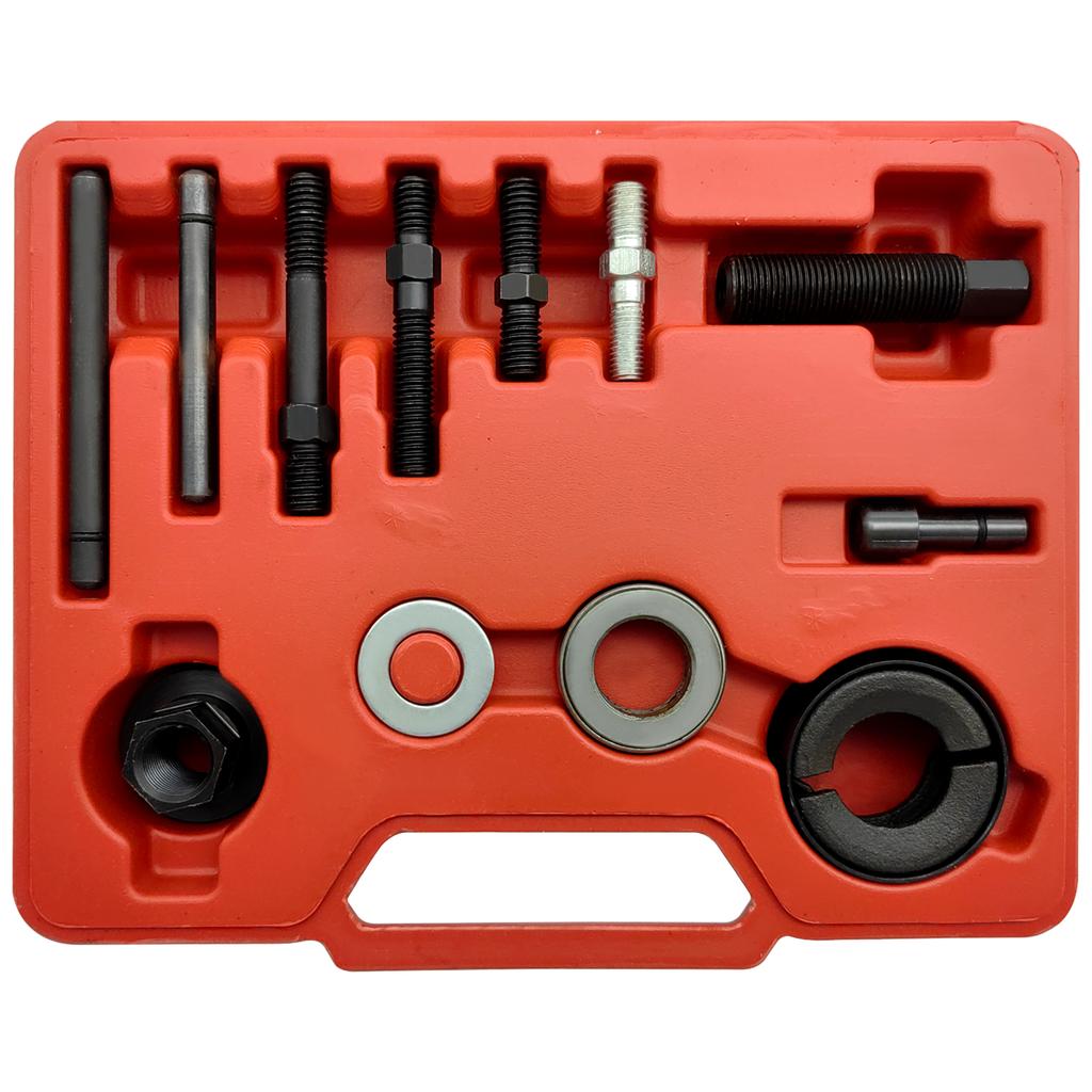 Набор из 14 предметов для снятия и установки шкивов, инструмент для снятия и установки шкива насоса гидроусилителя руля, генератор