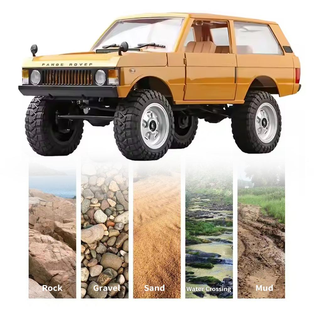 Автомобиль с дистанционным управлением, 1:12-масштабный гусеничный робот с дистанционным управлением для детей и взрослых, 2,4 ГГц, 4WD, перезаряжаемый