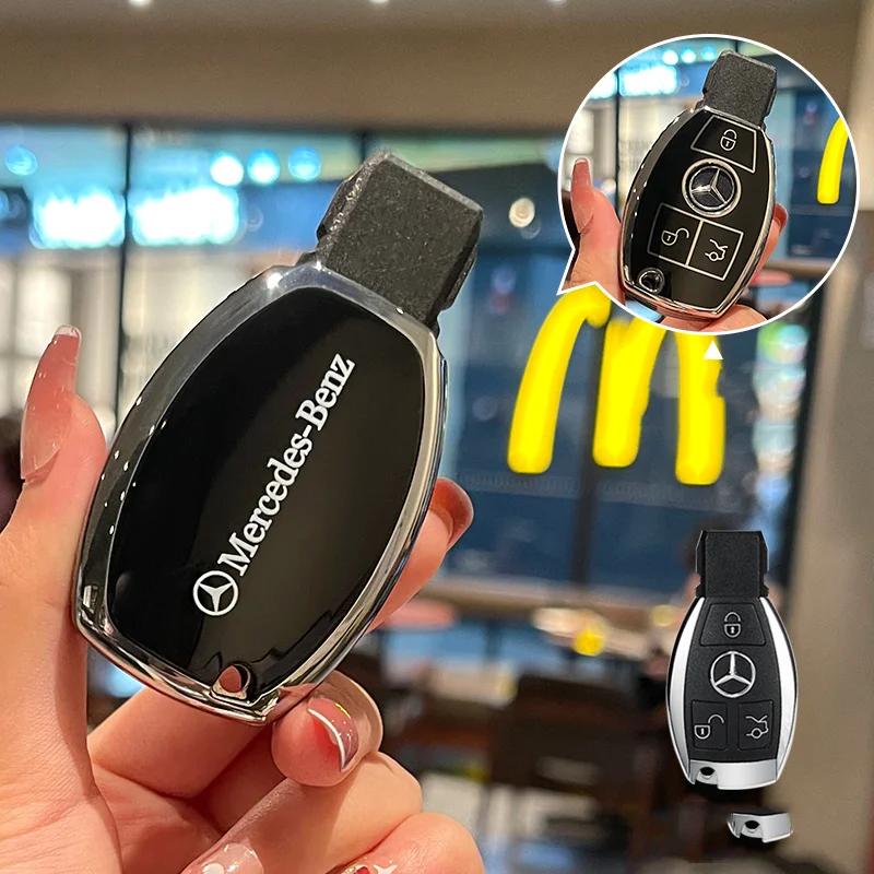 D6Car Remote Key Case Shell Auto Accessories For Mercedes Benz A B C E S Class W206 W204 W212 W213 W176 GLC CLA AMG W177 W223 S350