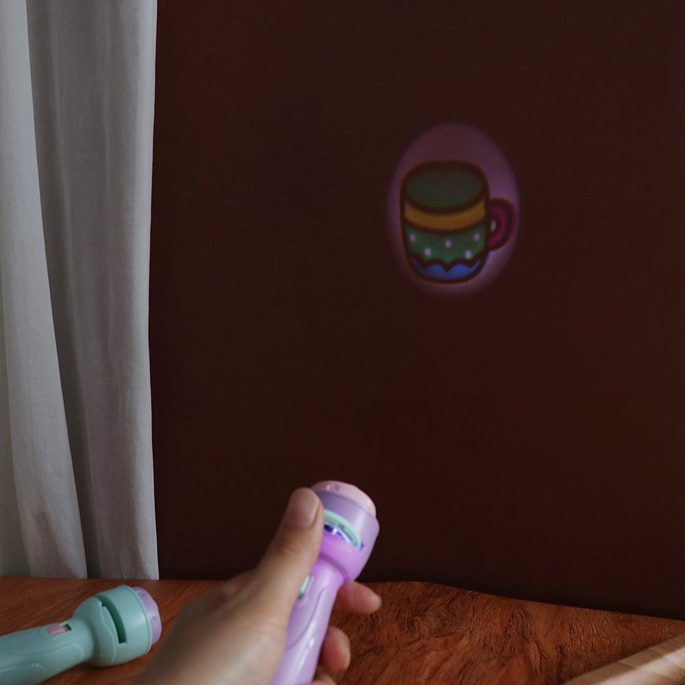 Cognition Baby Projector Torch Early Educational Children Luminous Toys Kindergarten