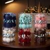 Набор flocking рождественских шаров: 30-предметное украшение для фестиваля различных цветов и форм для деревьев