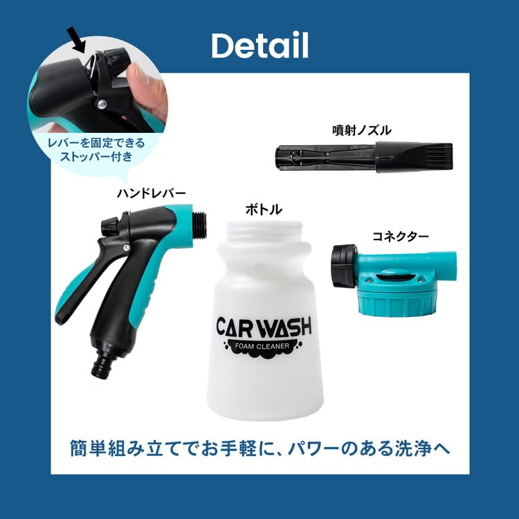 Konan Оригинальный LIFELEX Пенный Очиститель для Мойки Автомобиля Подключаемый к Шлангу KYK07-3296