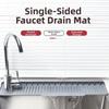 Splash-Proof Kitchen Faucet Sink Mat Anti-Slip Kitchen Sink Draining Pad  Bathroom Use