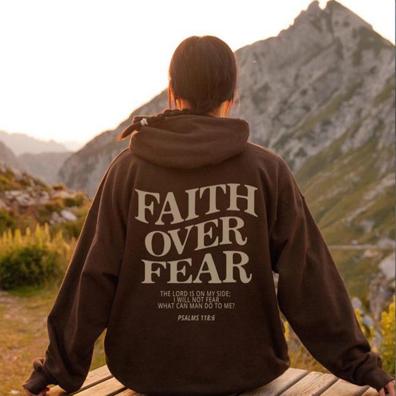 2023 Women's 'Faith Over Fear' Hooded Sweatshirt