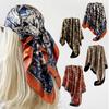 Luxury  Silk Satin Square Scarf Women Hijab Bandana Muslim Headscarves Shawl Wrap Ladies Headband Neckerchief Foulard