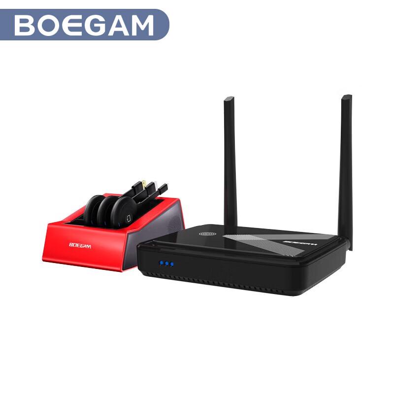 Беспроводной HDMI-адаптер для зеркалирования экрана BOEGAM RS002 (Набор из трех передатчиков) (Китайская версия)