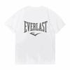 EVERLAST Boxing Logo T-shirt Men Women O Collar Printed Summer Cotton T-shirt Harajuku Street Boys Girls Family Matching Wear#Color(2)