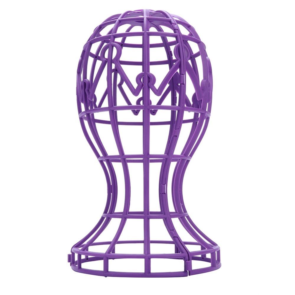PP Foldable Wig Stand Foldable Design Wig Holder Stand Wig Hat Display Wig Display Stand Home Use