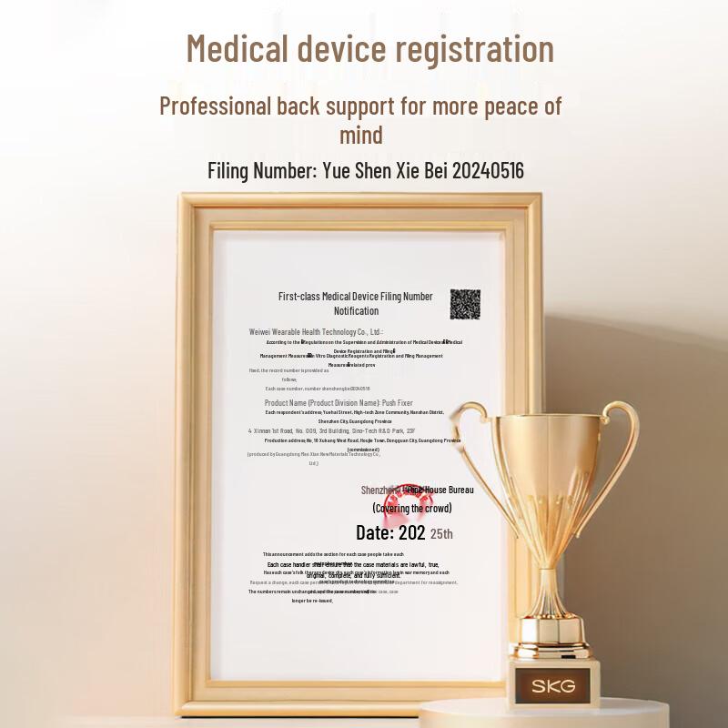 SKG Массажер для талии Z1 с жестким поддерживающим поясом