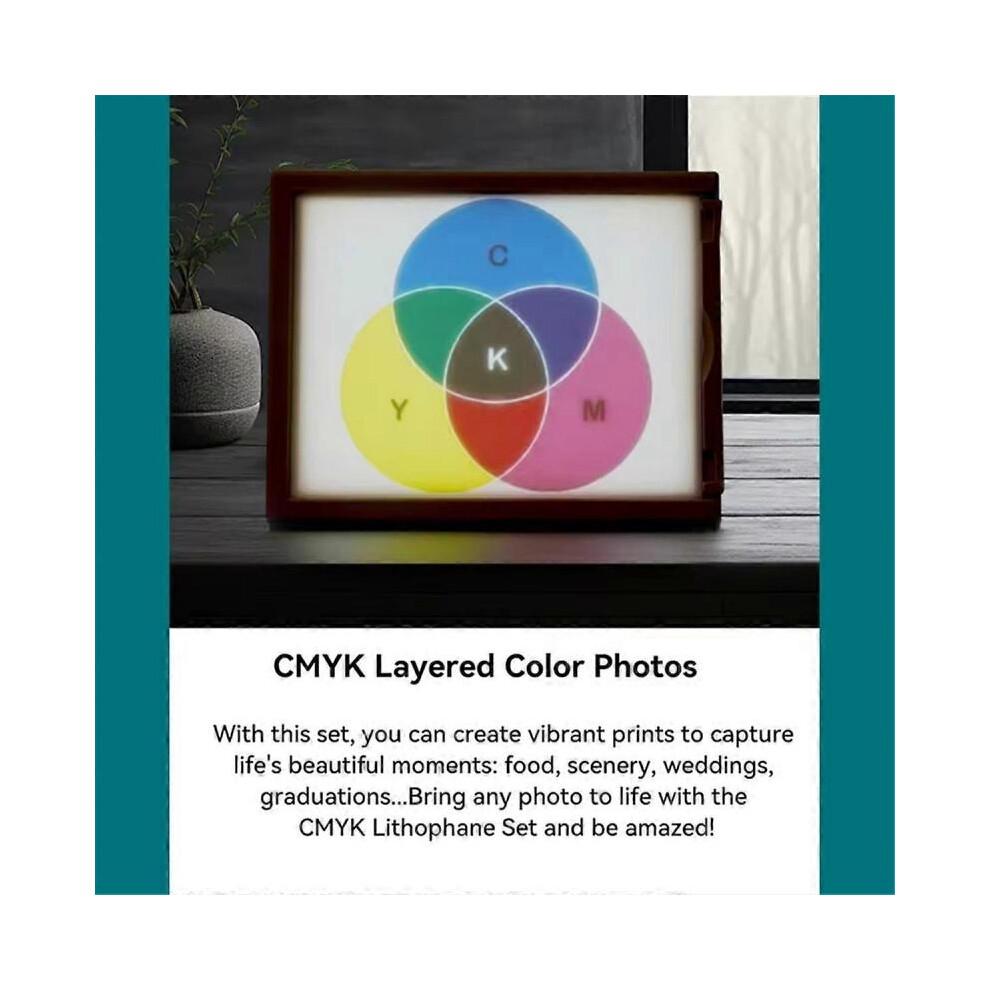 10 шт. для Bambu CMYK LED Плата с подсветкой CMYK Литофан LED Плата с подсветкой 5V1A USB-C Блок питания
