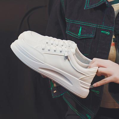 Модные Новые Женские Корейские Модные Универсальные Повседневные Туфли Для Улицы Удобные Спортивные Маленькие Белые Туфли Женские Вулканизированные Туфли