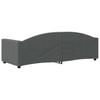 Daybed Dark Grey 80x200 cm Fabric