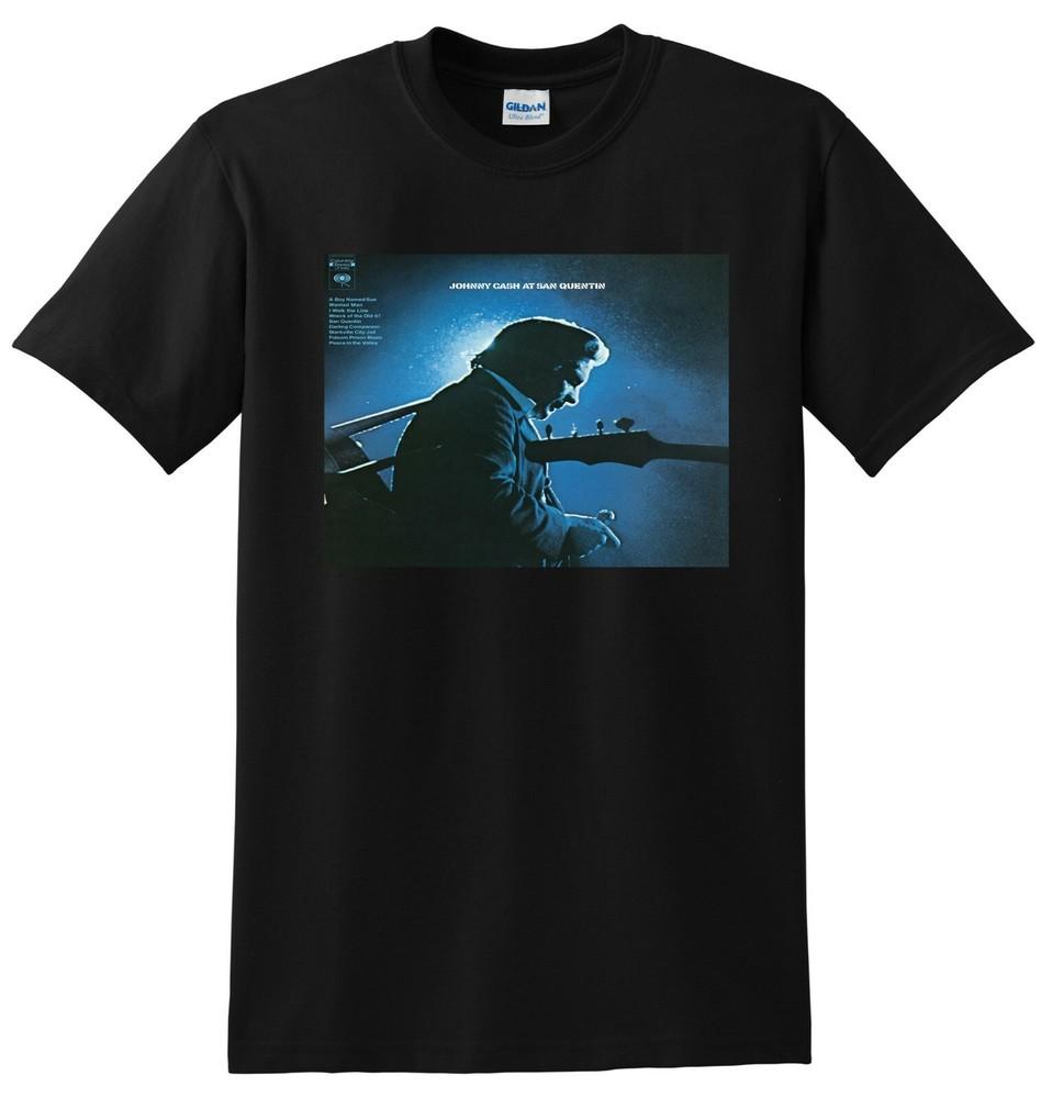 JOHNNY CASH T SHIRT at san quentin vinyl cd cover Unisex T-Shirt