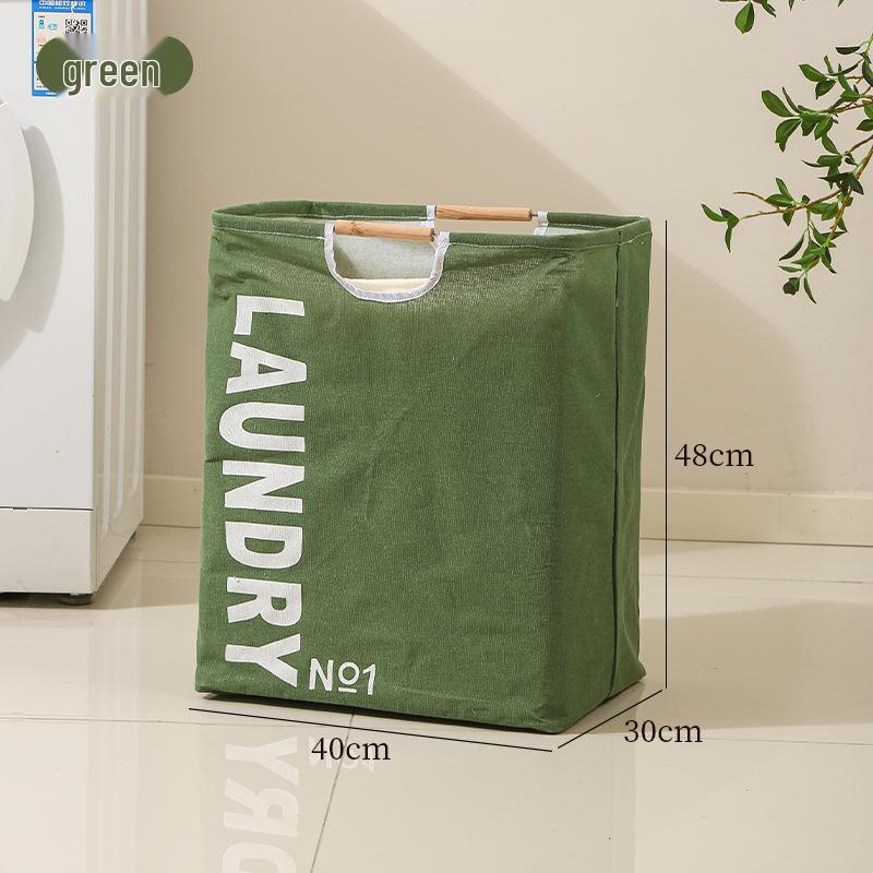 Large Foldable Waterproof Laundry Hamper - Portable Fabric Storage Basket for Bathroom