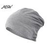 Lightweight Daily Commuting Hat Slouchy Hip-Hop Hat, Solid Color Soft Chemo Headwear, Breathable Multifunctional Headwear for Travel Cancer Cap Women