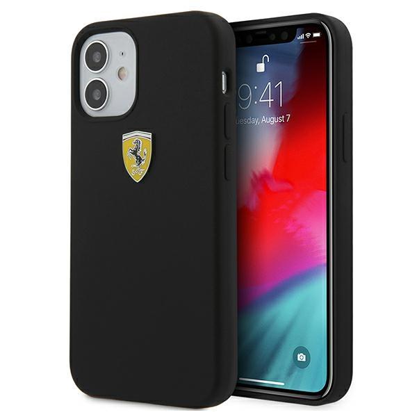 Ferrari Fessihcp12Sbk Iphone 12 Mini 5,4 Czarny/Black Hardcase On Track Silicone
