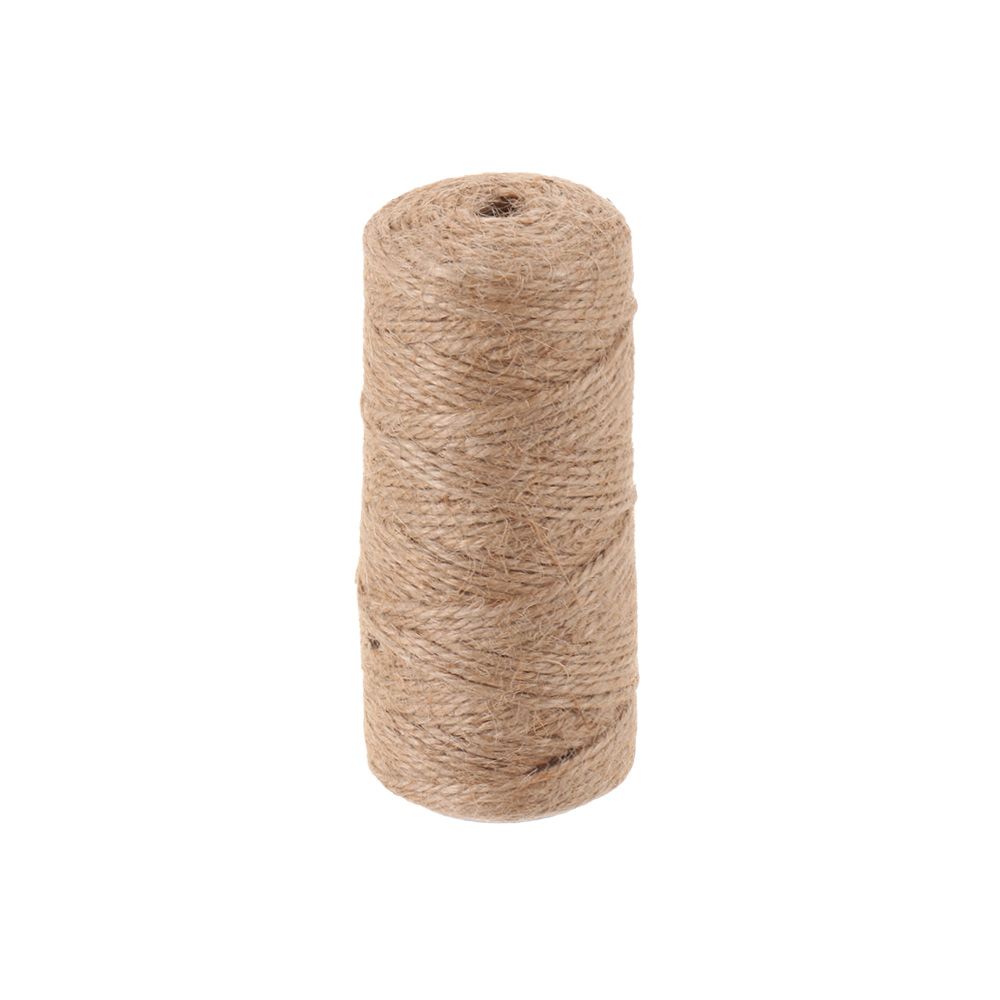 Cat Pet Scratching Cord String Jute Hemp Burlap Ribbon Natural Jute Rope 10/50/100Meter Jute Twine