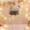 Acrylic Dessert Display Stand Cake Holder Easy Assembly Pastry Tray Serving for Birthday