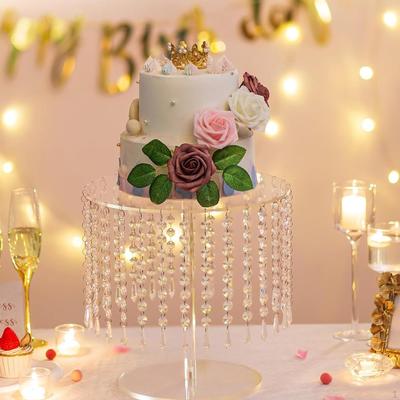 Акриловая подставка для десерта, держатель для торта, простая сборка, поднос для выпечки, сервировка на день рождения