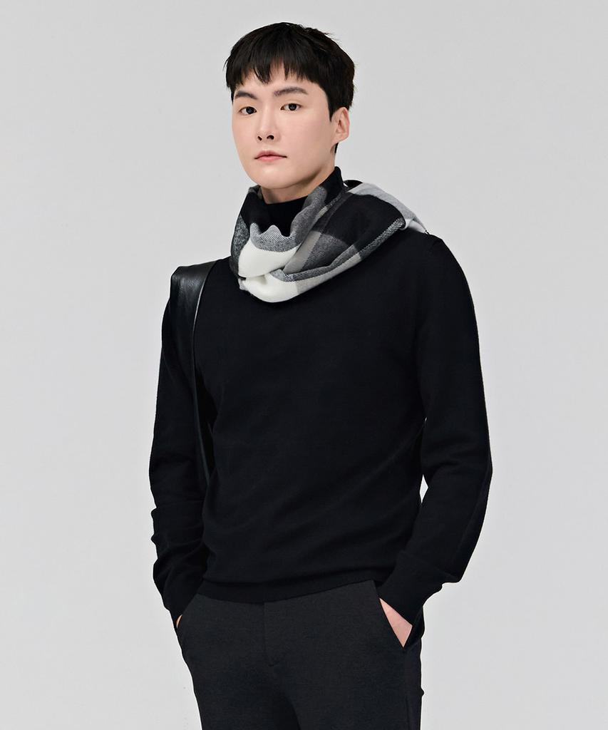 CHASECULT Men'S Essential Turtleneck Sweater - Black