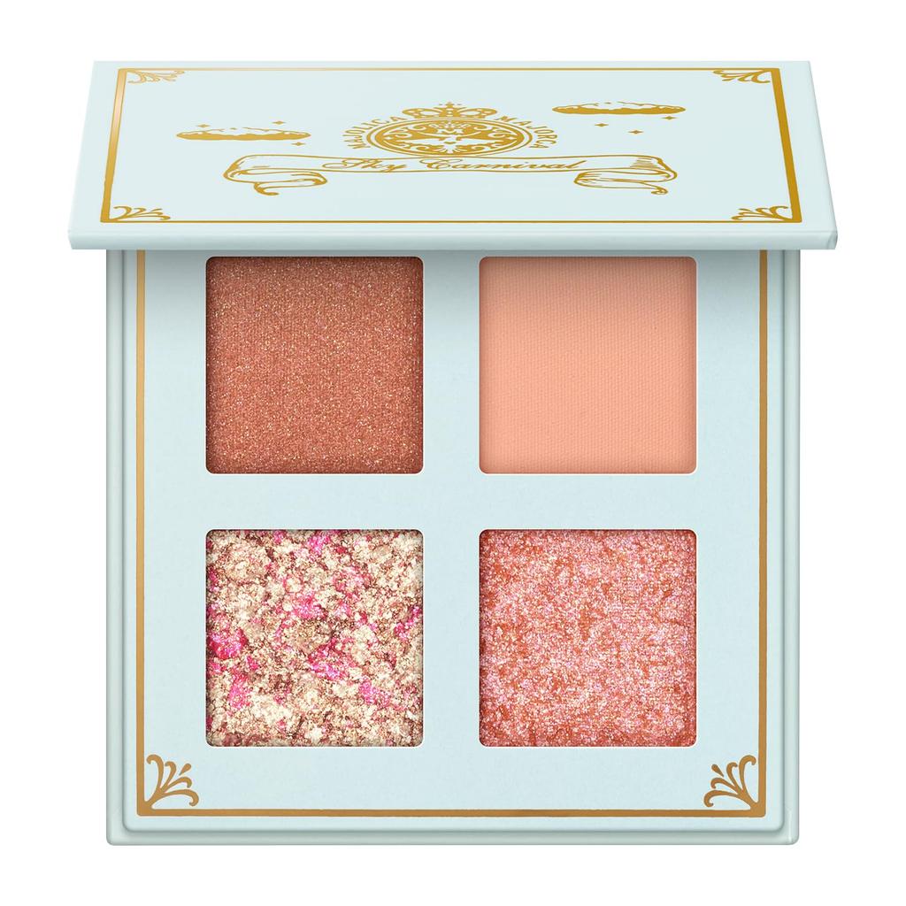 MAJOLICA MAJORCA Shadow Flash BE222 Limited Edition Color Eyeshadow BE222 Light Beige (Sunny Coaster) 3.2g