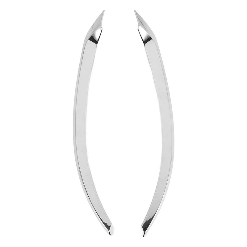 Car Chrome Rear Fog Light Tail Lamp Eyelid Cover Trim For VOLVO XC90 2016- Car Accessories-M53K