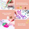 Glitter Gel Pen Set, For Coloring Books, Artist Colored Gel Markers Colorful Pens Neon Gel Pens For Kids Adult Coloring Books And Drawing 22ml