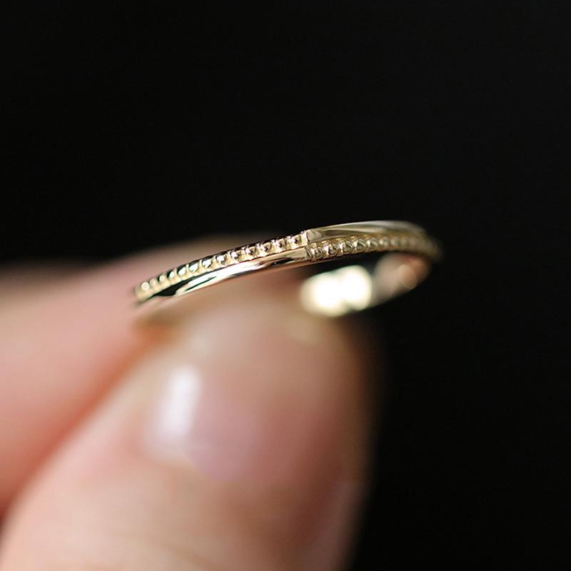 Стильное белое корейское разомкнутое кольцо из серебра 925 пробы - женское легкое роскошное составное кольцо на мизинец