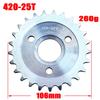 Мотоцикл 420-24T 25T 26T 27T 28T 30T Зубчатый задний диск цепи Для Honda Z50 Z50A Z50J Z50R Mini Trail Monkey Bike Универсальный