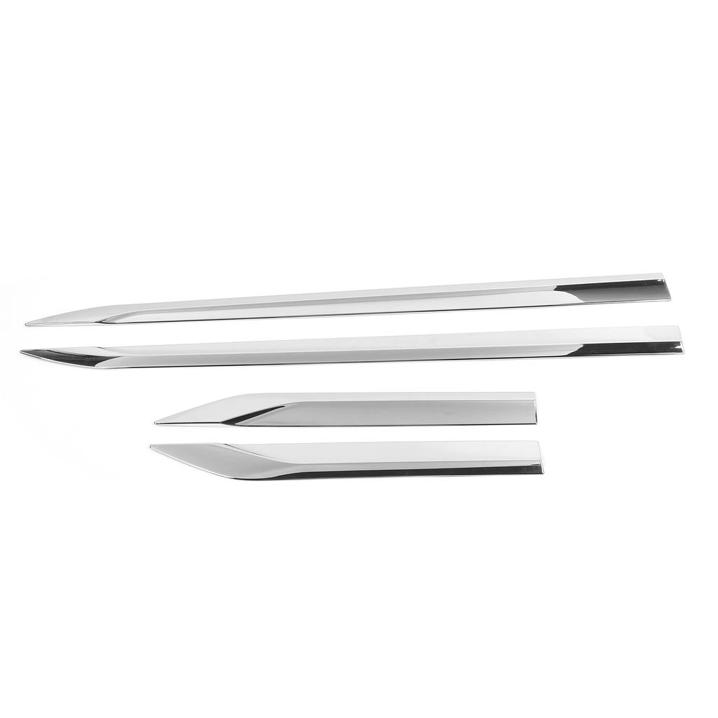 4PCS Car Side Door Body Molding Strips Trim ABS Plating Fit for Harrier Venza XU80 2020 2021