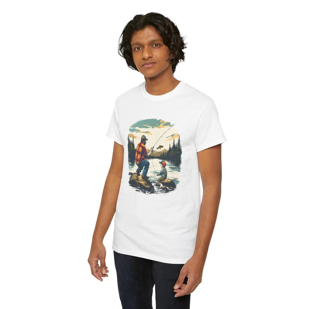 Fishing Master T-shirt Tops Tees Unisex - Funny Dad Is My Name, Fishing Is My Game Shirt