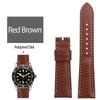 Мягкий винтажный кожаный ремешок для часов 22 мм Для Tudor Strap Black Bay 1958 41 мм GMT Pelagos Складная пряжка Черный Коричневый Синий Браслет