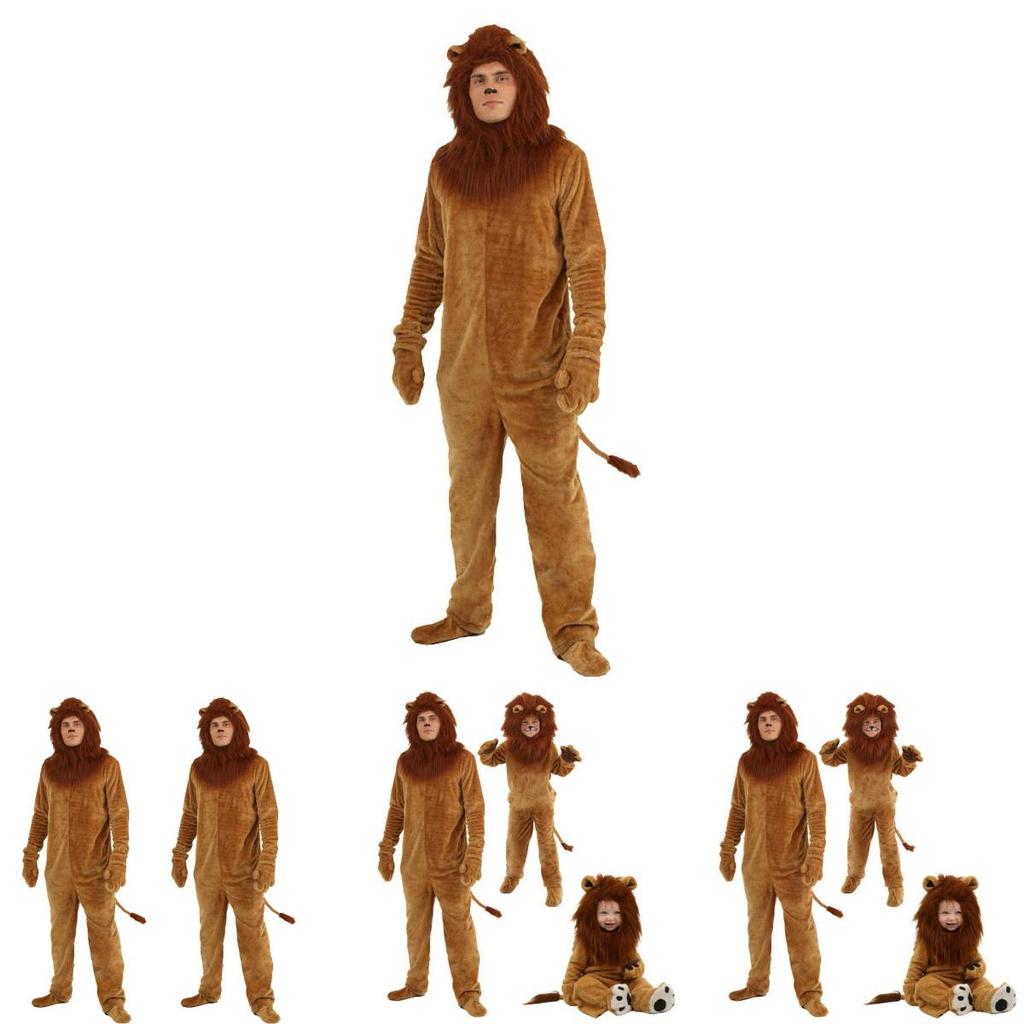 The Wizard Of Oz Lion Cosplay Costume For Kids And Adults Drama Events