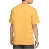 Nike T Shirts Men's Yellow Crew Neck Moderate Straight Fit DQ1861-777
