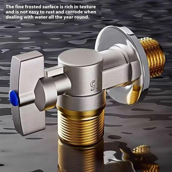 Большой расход воды запорный клапан с ручкой G1/2-дюймовый латунный впускной шаровой кран для подключения горячей и холодной воды регулятор давления воды