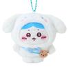 Sanrio Chiikawa Mascot Holder Cinnamoroll Polyester and Ages 6 and 826634 (Hachiware) Steel, Up,