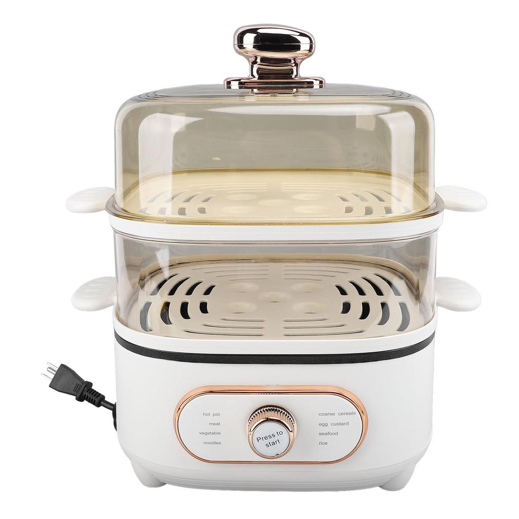 2-уровневая электрическая пароварка 1200 Вт 10,5 л штабелируемая многоцелевая плита электрическая горячая кастрюля с функцией приготовления на пару