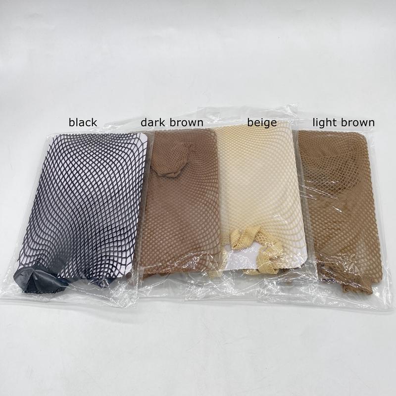 extra love 20 packs NEW Fashion Weaving Cap Stretchable Elastic Hair Net Top Open Snood Wig Cap Hairnet Hair Mesh