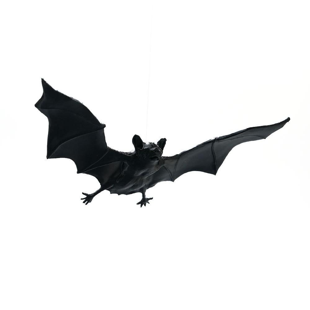 3D Black Bat Bat Decorative Hanging Pendant Gothic Style Flying Bat Wind Chime Garden Porch