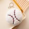 Ball Simulation Keychain Cute Cartoon Girls Children Backpack Hanging Ornaments