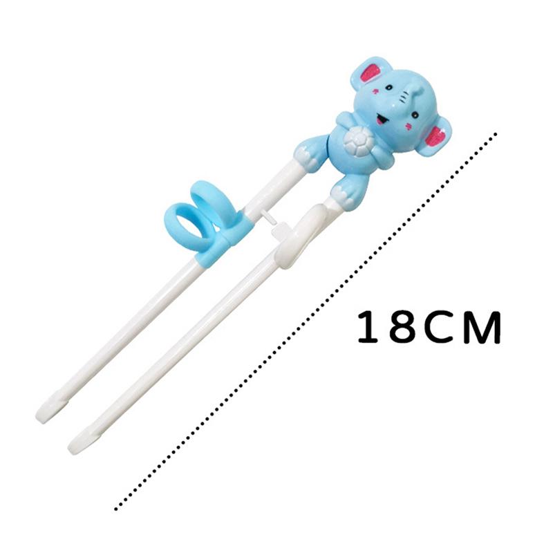 Детские обучающие палочки для еды, палочки для еды с мультяшными животными, палочки для начинающих, посуда, палочки для еды