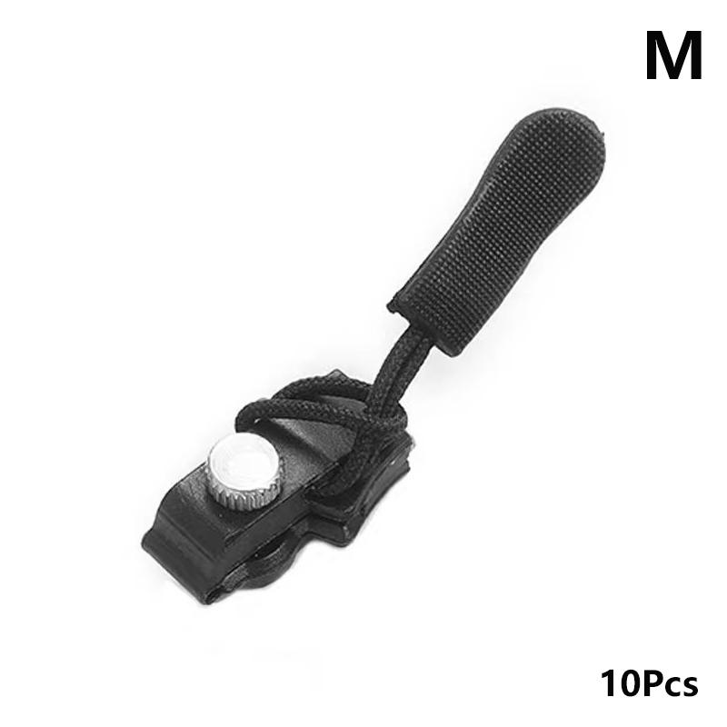 10/15 шт. комплект для ремонта молнии, универсальная мгновенная замена для ремонта молнии, скользящие зубцы, головка молнии для 3 разных размеров