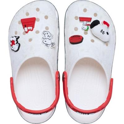 Crocs Peanuts Classic Clog, Белый, 211124-90H, Шлепанцы для душа, Для улицы/Отдыха (Белый/Размер 26.0/Мужской, Женский)