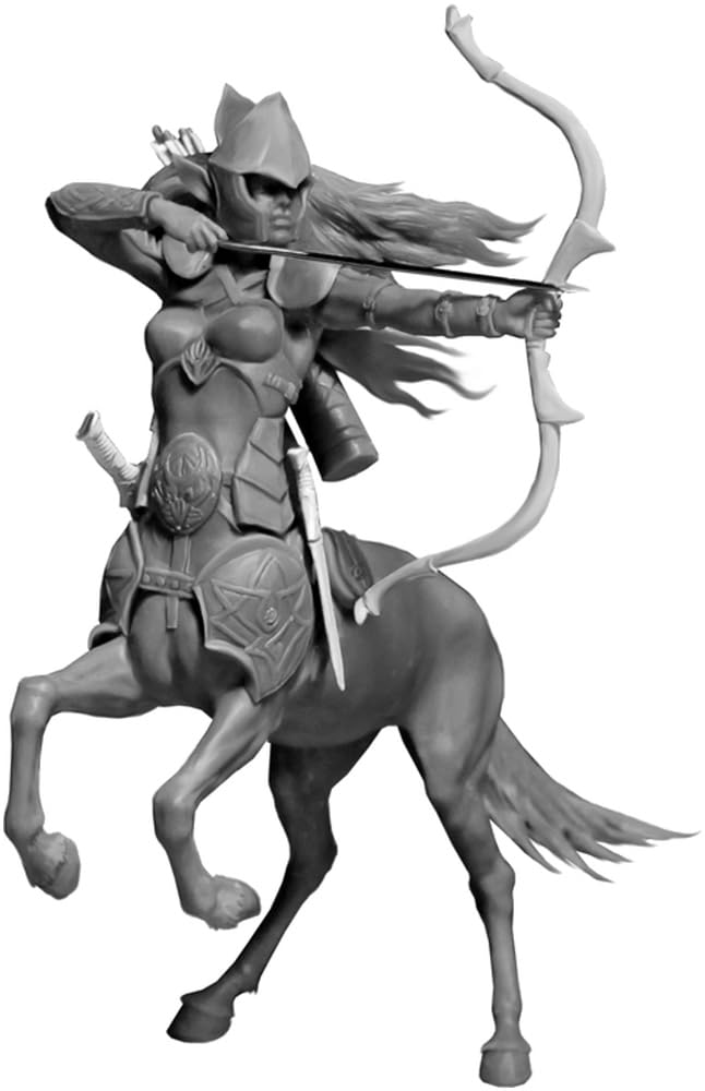 Master Box Масштаб 1/24 Серия Греческая мифология Кентавр-лучник, Получеловек, Полузверь Пластиковая модель, MB24023