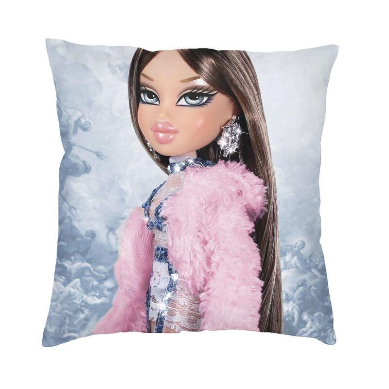 Персонализированный чехол для подушки Bratz Rock Angelz 45x45 см, Декор для дома, аниме, манга, ТВ, скандинавский чехол для подушки, мягкая наволочка