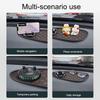 Car Anti Slip Pad Car Phone Holder with Night Glow Number Display Rotatable Dashboard Mount for Most Cars And