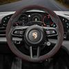 AVK3 Для Porsche Замшевая Накладка на Руль с Кнопками Подходит Macan Cayenne 911 Taycan Panamera 918 718 Теплые Аксессуары для Руля