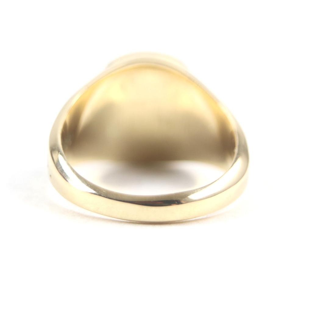 Отличное кольцо JOSTENS 2003 SASHA DRAGUNS Япония 12 бриллиантов Колледж Золото розовое 18 карат мужское Б/У