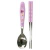 Sweet and Sour Catch Tiniping Basic Spoon + Chopsticks Set, Soft Ping, Spoon + Chopsticks, 1 Set, Korean Popular Tableware